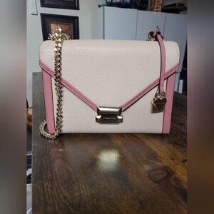 MICHAEL Michael Kors Whitney Crossbody Bag. Color: Softpink